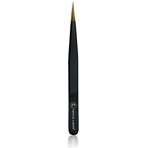 Crystal Lashes Tweezers modèle 08 pour la séparation noire