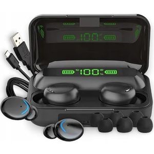 Draadloze i-Beat FUTURE 3.0 Bluetooth-hoofdtelefoon met microfoon en oplaadcase