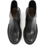 Kazar - Enkellaarsjes - Zwart - Leer