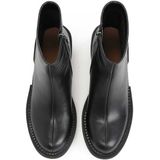 Kazar - Enkellaarsjes - Zwart - Leer