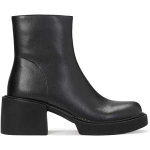 Kazar - Enkellaarsjes - Zwart - Leer