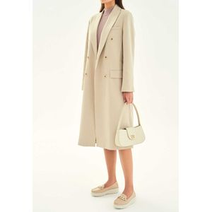 Kazar - Mocassins - Beige - Leer - Dames Trendy Leren Mocassins Op Dikke Zool