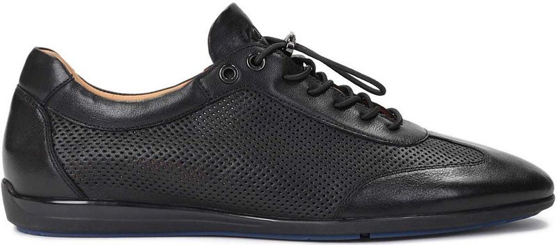 Kazar - Heren Schoenen - Zwart - Leer - Ademende Oxfords