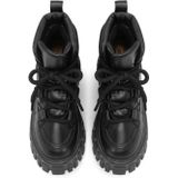 Kazar - Dames Laarzen - Zwart - Leer - Zwarte Laarzen met Zachte Bovenkant