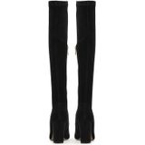 Zwarte Laarzen - Musketier - Stof - Dames - Nerfleder