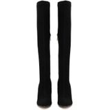 Zwarte Laarzen - Musketier - Stof - Dames - Nerfleder