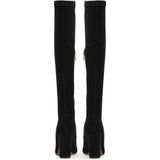 Zwarte Laarzen - Musketier - Stof - Dames - Nerfleder