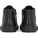 Kazar - Hoge Herensneakers - Zwart - Nerfleer - Monogram