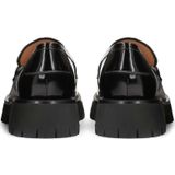 Mocassins - Effen - Leer - Blokhak - Middelhoge Hak (3-7 cm)