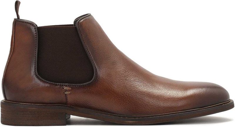 Herenlaarzen in elegant lichtbruin leer Chelsea