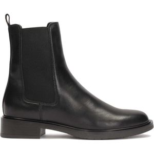 Kazar - Schoenen - Zwart - Leer - Instaplaarzen op Platte Zool