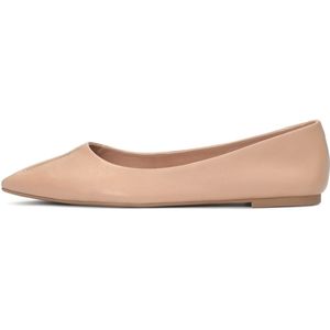 Kazar Studio - Ballerina's - Beige - Leer