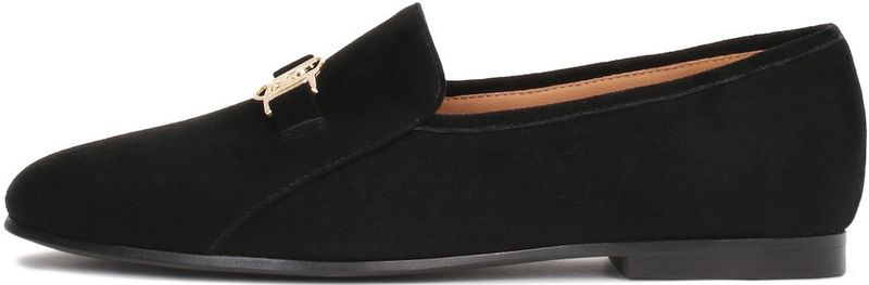 Kazar - Loafers - Zwart - Suède - Platte Schoenen