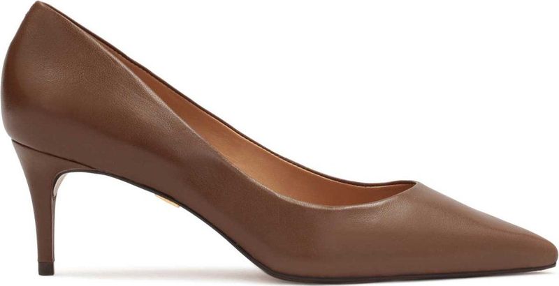 Kazar - Damesschoenen - Bruin - Graanleer - Stabiele Hak