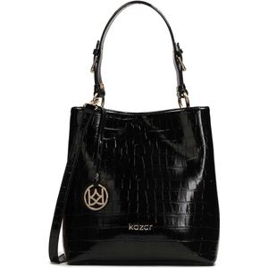 Elegant bag in embossed leather