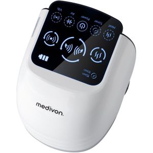 Medivon - Knie Massage Apparaat - Druk- en Trillingsmassage - Warmtetherapie - Snoerloos