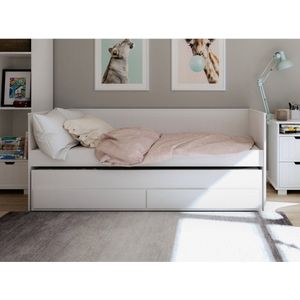 Lilli Furniture Nanne - Bedbank Nanne met uitschuifbaar logeerbed en 2 lades