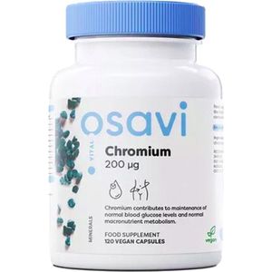Chromium Picolinate - 200 mcg zuiver chroom per capsule - 120 vegan capsules - Osavi