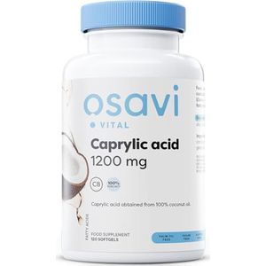 Osavi - 100% puur MTC softgels - caprylic acid - kokosolie - kokosverzuren - 1200 mg - 120 sofgels