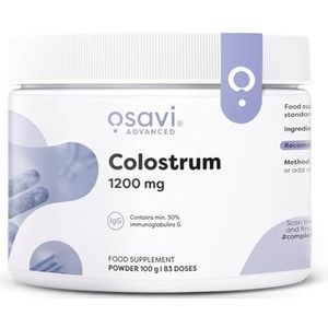 Osavi - Colostrum poeder - 30% igG (immunoglobulinen G.) - 100 Gram - Premium Kwaliteit