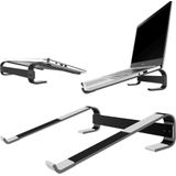 Strado standaard onder laptopa standaard aluminium onder tablet laptop voor 18 inch Simple S1 (zwart) universeel