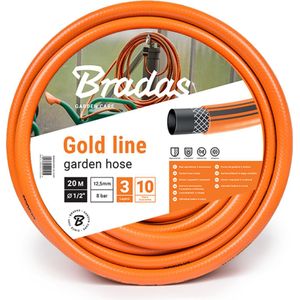 Bradas Tuinslang GOLD LINE 30M 1/2"" - 13mm - Half duims - Drielaags