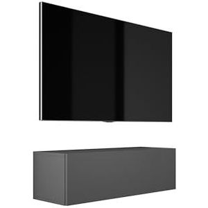 3E 3xE living.com Hangende tv-kast (breedte: 100 cm, hoogte: 34 cm, diepte: 32 cm) lage kast, tv-meubel in antraciet