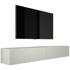 3E 3xE living.com Hangende tv-kast (Breedte: 2 x 100 cm. Hoogte: 34 cm. Diepte: 32 cm) lowboard, tv-meubel, kasjmier.
