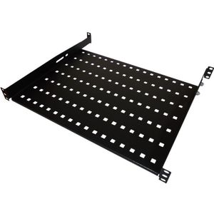 Alantec SA-P-19-1U-550-4-C-02 Fester Fachboden 19" 1HE Tiefe 550mm schwarz