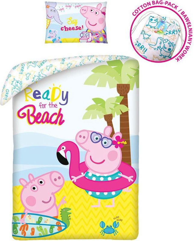 Peppa Pig - Dekbedovertrek - Katoen - 140 x 200 cm - Summer Ready