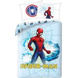 Spider-Man - Dekbedovertrek - Web - Eenpersoons - 140 x 200 + 70 x 90 cm - Katoen