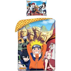 Naruto Dekbedovertrek Hokage - Eenpersoons - 140 x 200 cm - Katoen