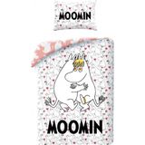 Moomin - Trollvinter - Dekbedovertrek - Wit - Katoen - 140 x 200 cm + 50 x 70 cm