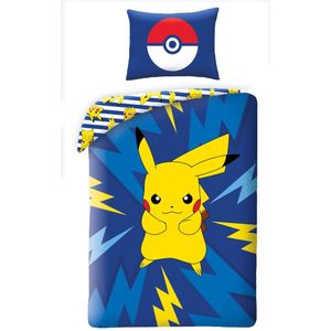 Pokémon Dekbedovertrek, Power - Eenpersoons - 140 x 200 cm - Katoen