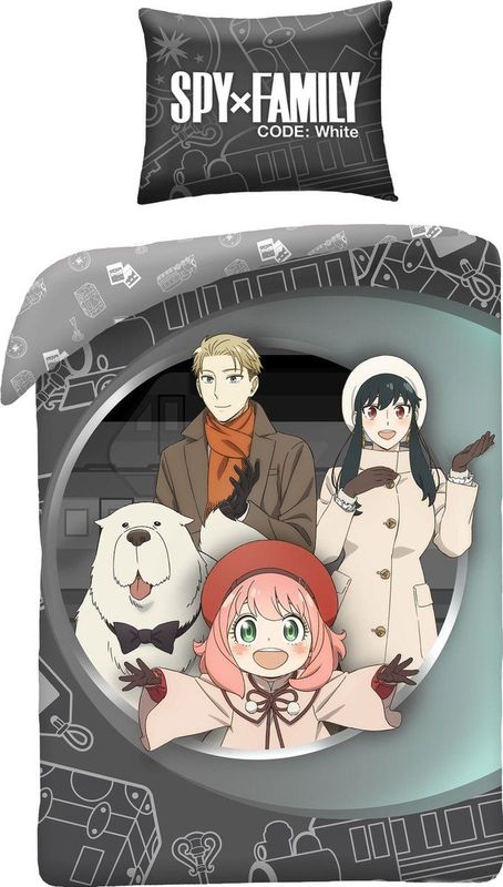 Spy X Family - Dekbedovertrek - Multikleur - Katoen - Loid Forger