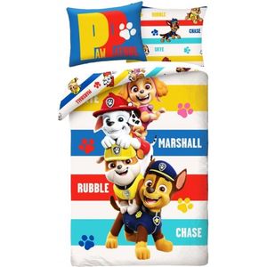 Paw Patrol: Beddengoedset, katoen - 140 x 200 cm