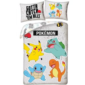 Pokemon Charmander Dekbedovertrek140 x 200 cm (70 x 90 cm) polyester