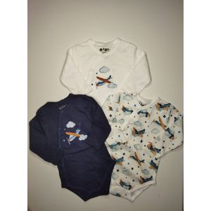 Nini - Rompertjes Sem - Set van 3 - Maat 68 - 4 t/m 6 maanden