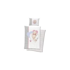 Disney Winnie the Pooh BABY dekbedovertrek, Love - 100 x 135 / 40 x 60 cm - Katoen