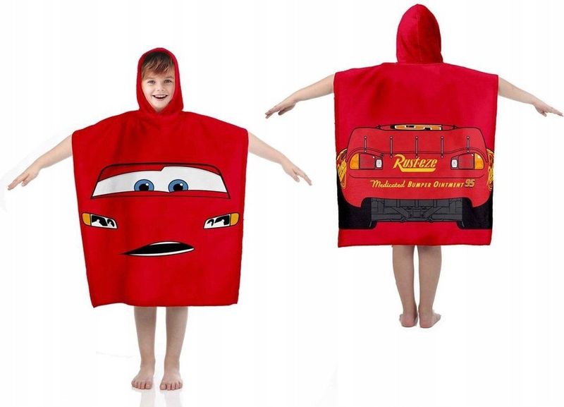 Cars - Poncho - 55 x 100 cm - Katoen