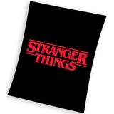 Stranger Things Fleece deken, Logo - 130 x 170 cm - Polyester