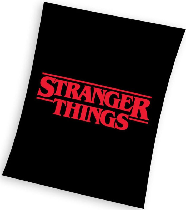 Stranger Things Fleece deken, Logo - 130 x 170 cm - Polyester
