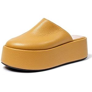 L37 HANDMADE SHOES Fenomenal sandalen voor dames, geel, 37 EU