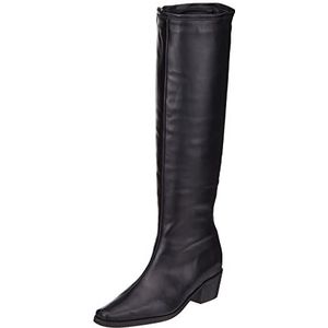 L37 HANDMADE SHOES Dames Shot IN The Dark Knee High Boot, Black, 36 EU