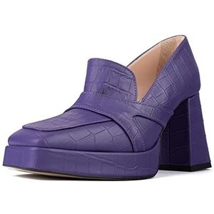 L37 - Bloody Mary Pump - Paars - Leer - Dames