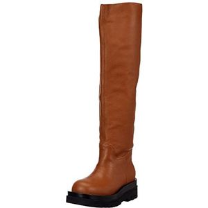 L37 HANDMADE SHOES Dames Never Enough Knee High Boot, Brown, 35 EU