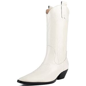 L37 HANDMADE SHOES Crush On U Western Boot voor dames, wit, 40 EU, Weiß, 40 EU