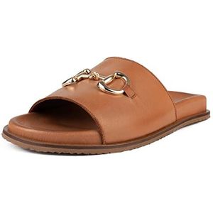 L37 HANDMADE SHOES Last Day of Summer Slide damessandalen, bruin, 38 EU, Braun, 38 EU