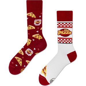 Many Mornings - Pizza Slice - Unisex Sokken