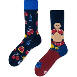 Many Mornings - The Boxer - Unisex Sok - Multicolor - Natuurlijke Materialen